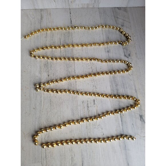 Vintage medium red mercury glass beaded Garland Xmas decor - Picture 2 of 10